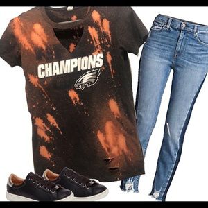 Distressed Philadelphia Eagles t-shirt